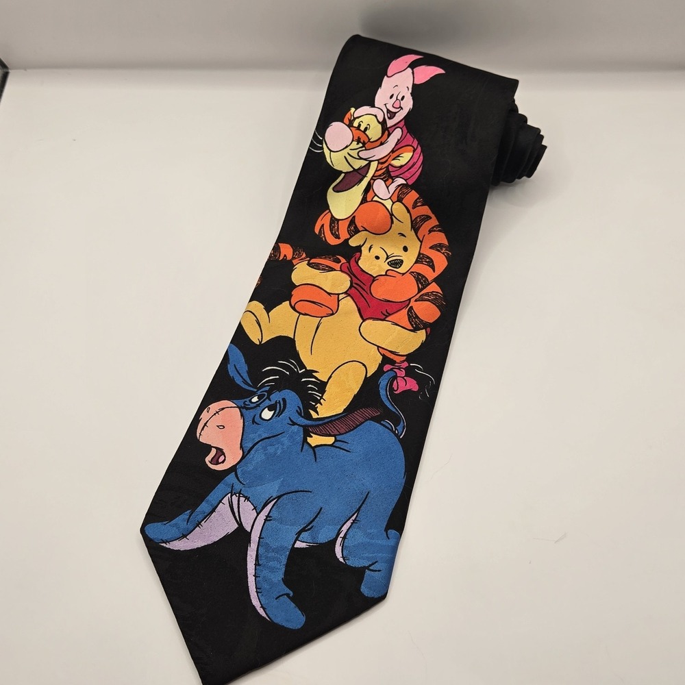 Winnie The Pooh And‎ Friends Neck Tie Tigger Piglet Eeyore Winnie Pooh